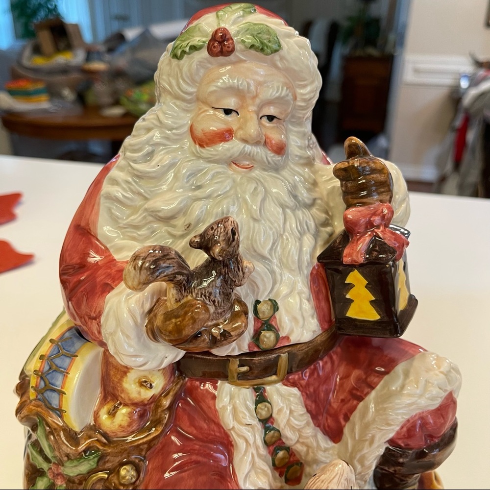 NEW Spirit of Christmas SANTA Cookie Jar